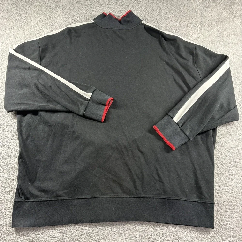 Polo Ralph Lauren Full Zip Sweater Mens 3XB Black Performance Mock Neck Bomber
